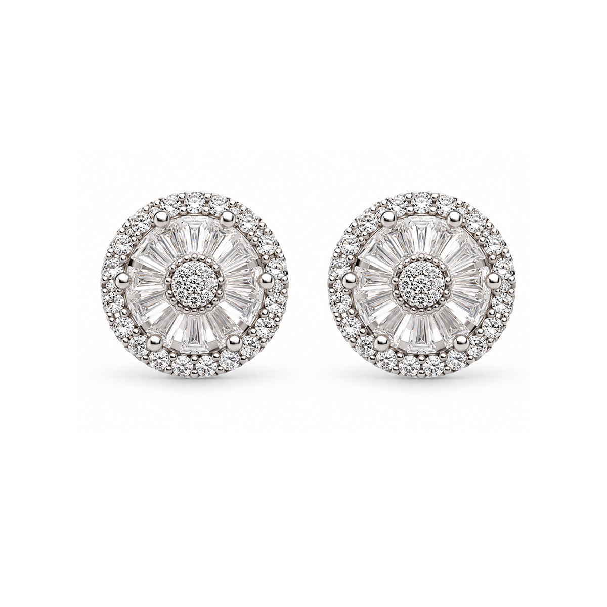 Celestia Radiant Bloom Stud Earrings