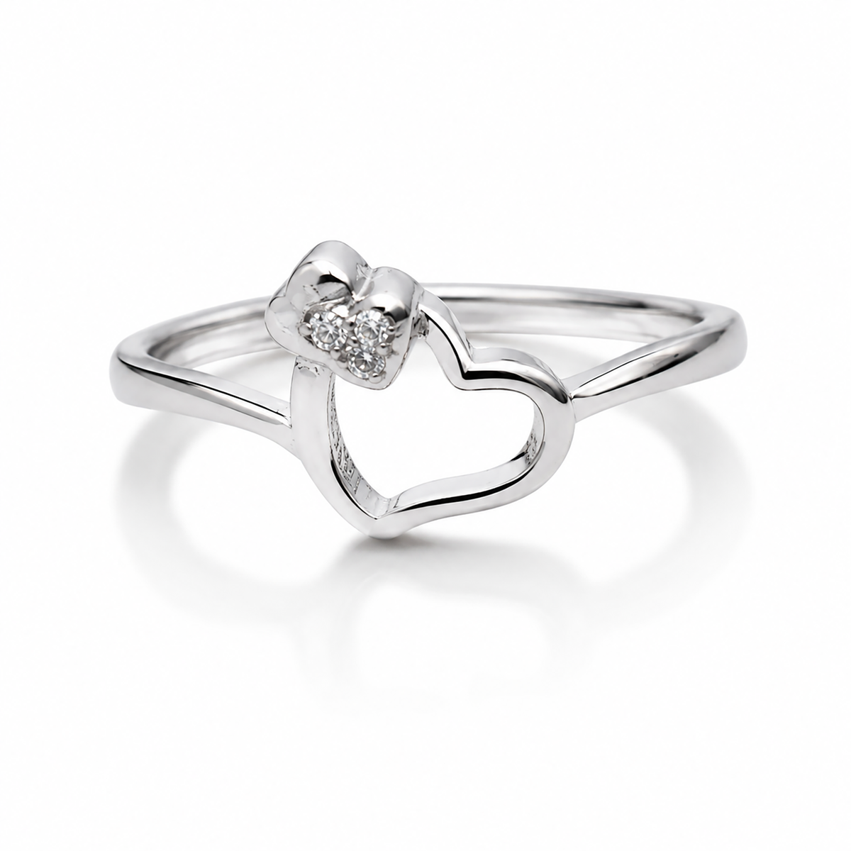 Eternal Heart Solitaire Ring