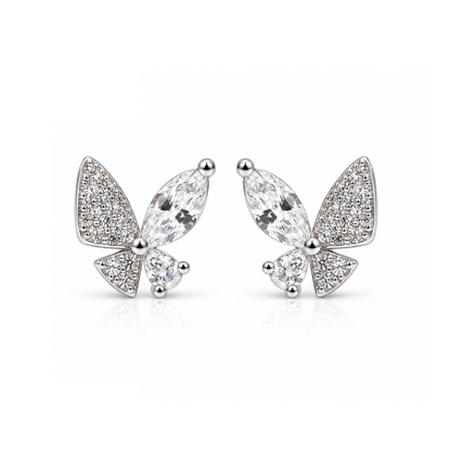 Silvoura  Butterfly Studs