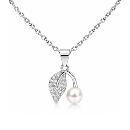 Pearl Leaf Necklace