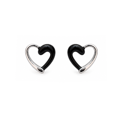 Silvoura Heart Studs💎