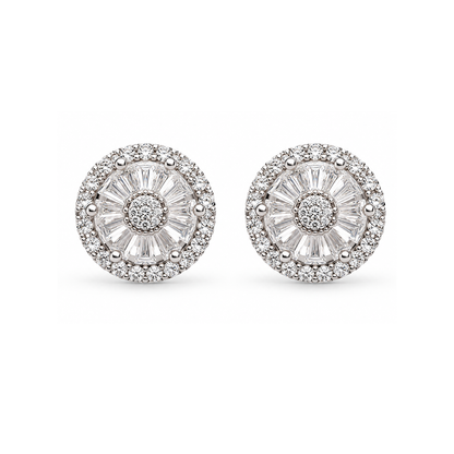 Celestia Radiant Bloom Stud Earrings