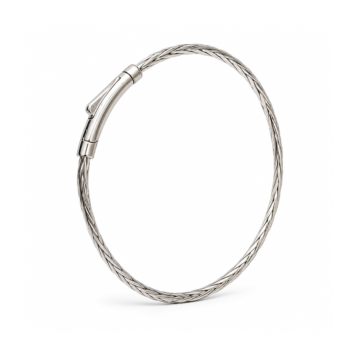 Silvoura Luxe Twist Bangel