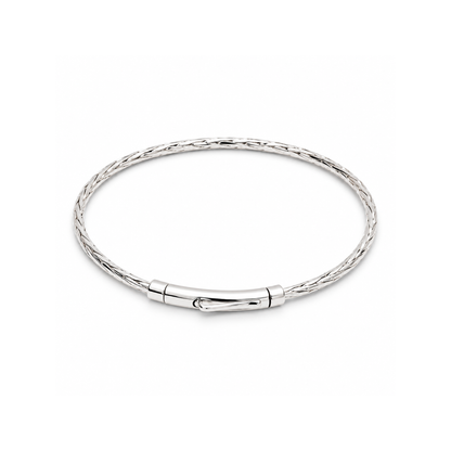 Silvoura Luxe Twist Bangel