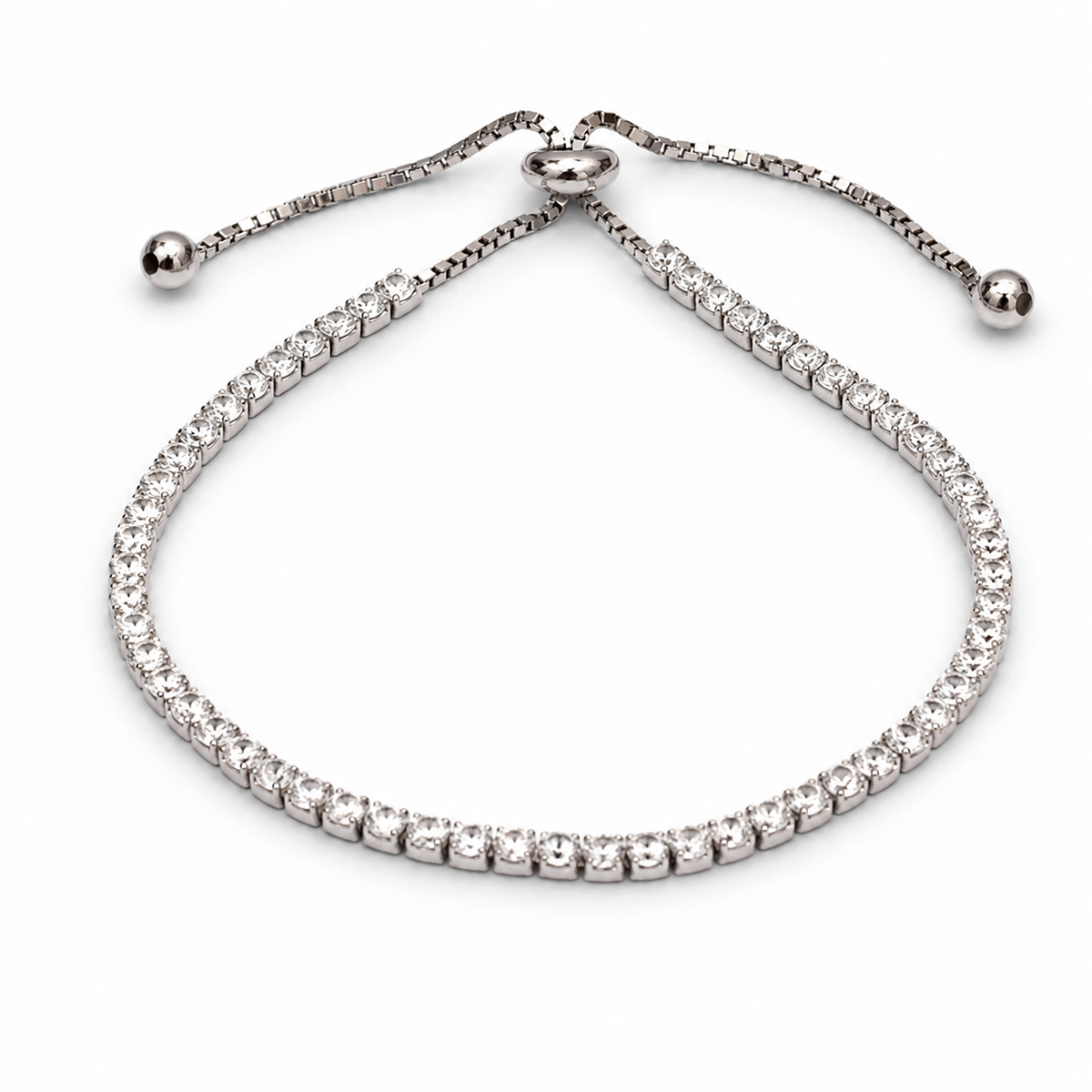 Celestia Tennis Silver Bracelet