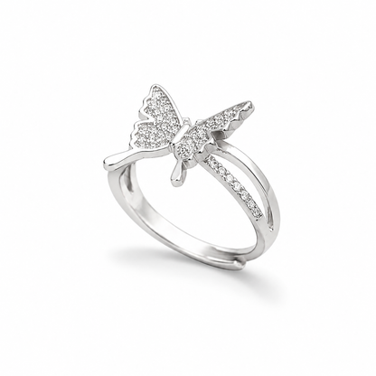 Celeste Butterfly Sterling Silver Ring