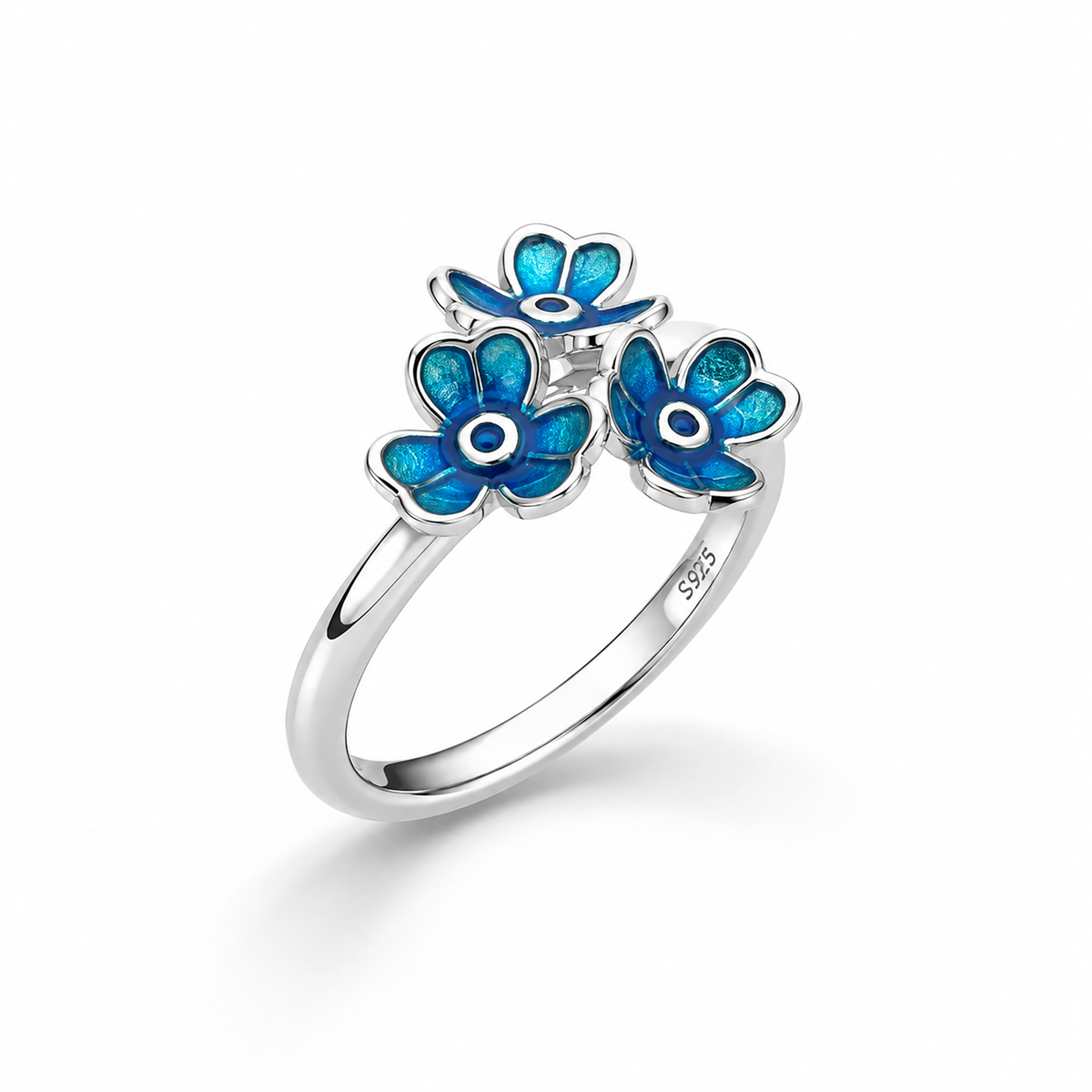 Celeste Azure Bloom Ring