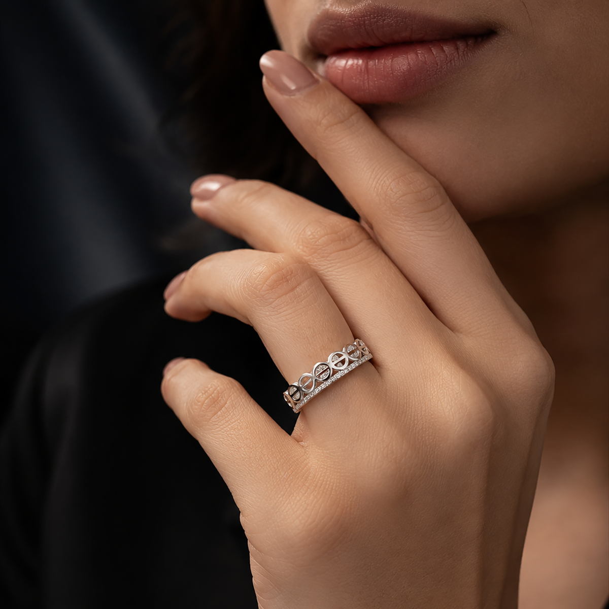 Celeste Orbit Circle Ring