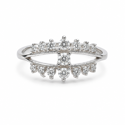 Celeste Crown Halo Ring