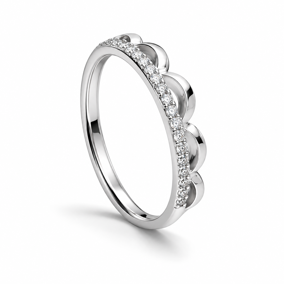 Royal Crown Pavé Ring