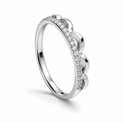 Royal Crown Pavé Ring