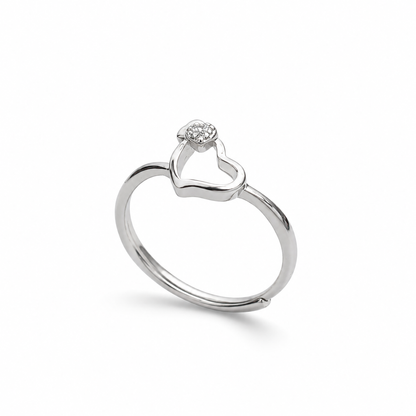 Eternal Heart Solitaire Ring