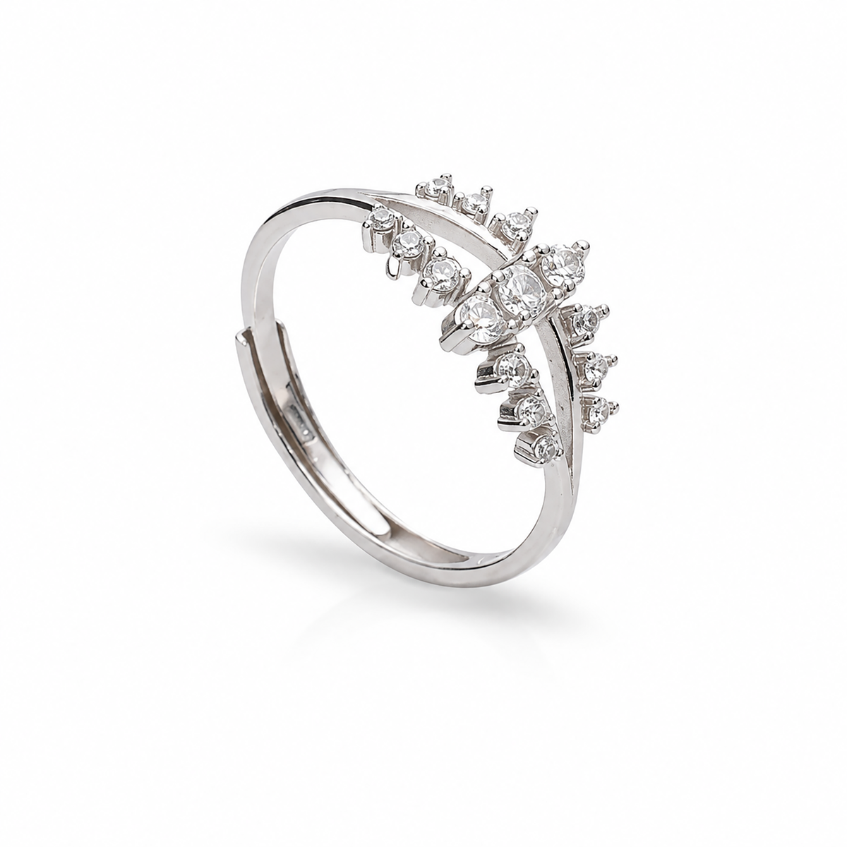 Celeste Crown Halo Ring