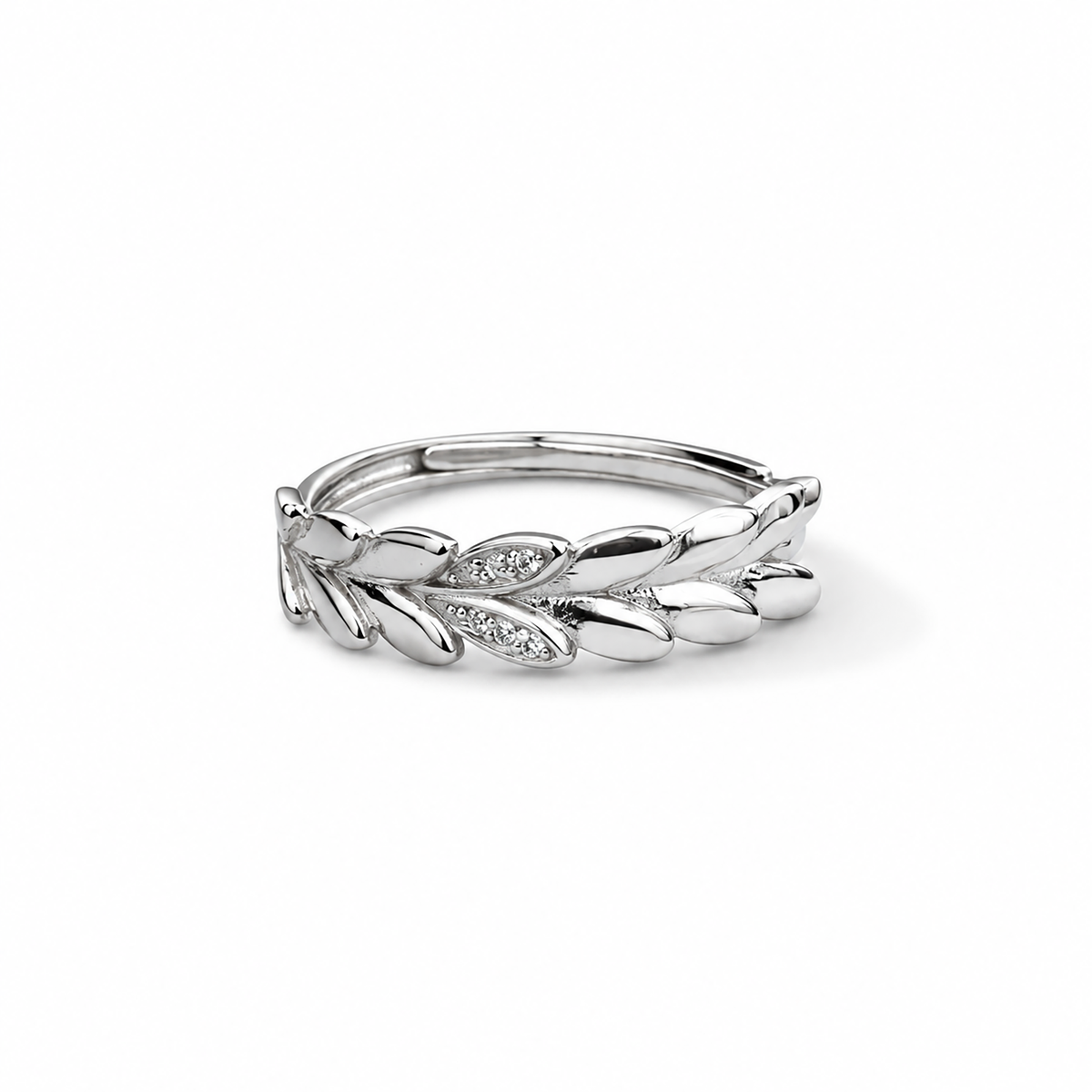 Celeste Laurel Leaf Ring