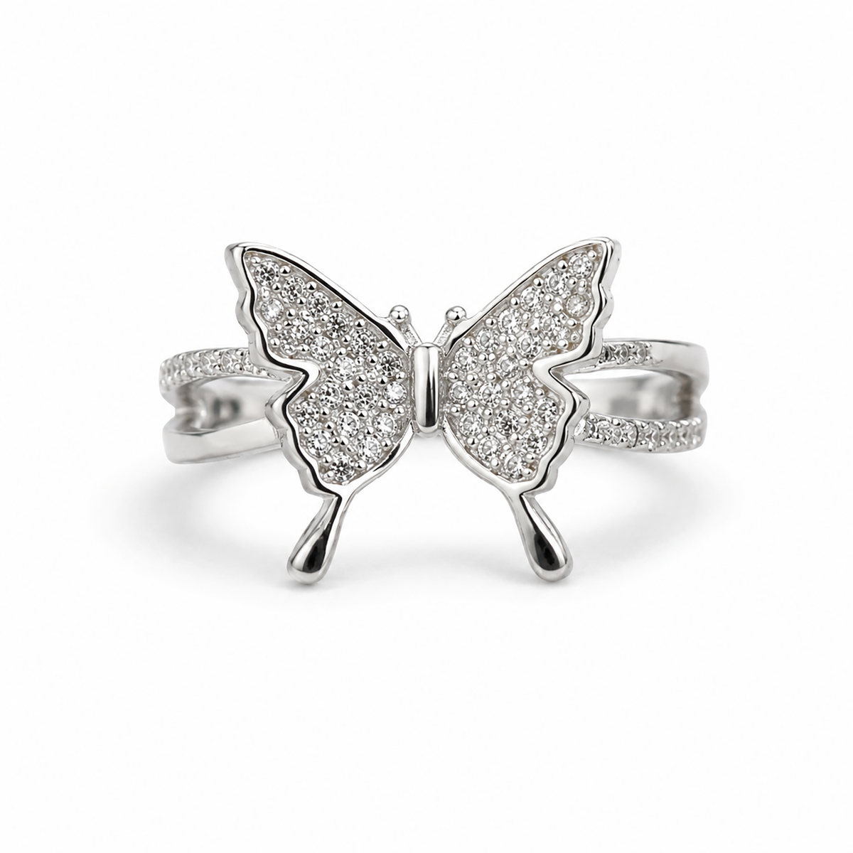 Celeste Butterfly Sterling Silver Ring