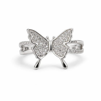 Celeste Butterfly Sterling Silver Ring