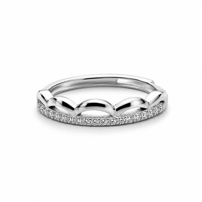 Royal Crown Pavé Ring