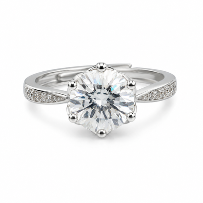 Celeste Radiance Solitaire Ring