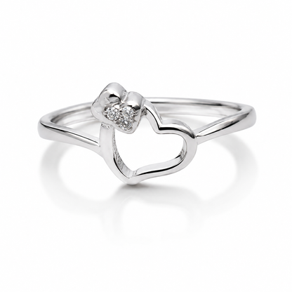 Eternal Heart Solitaire Ring