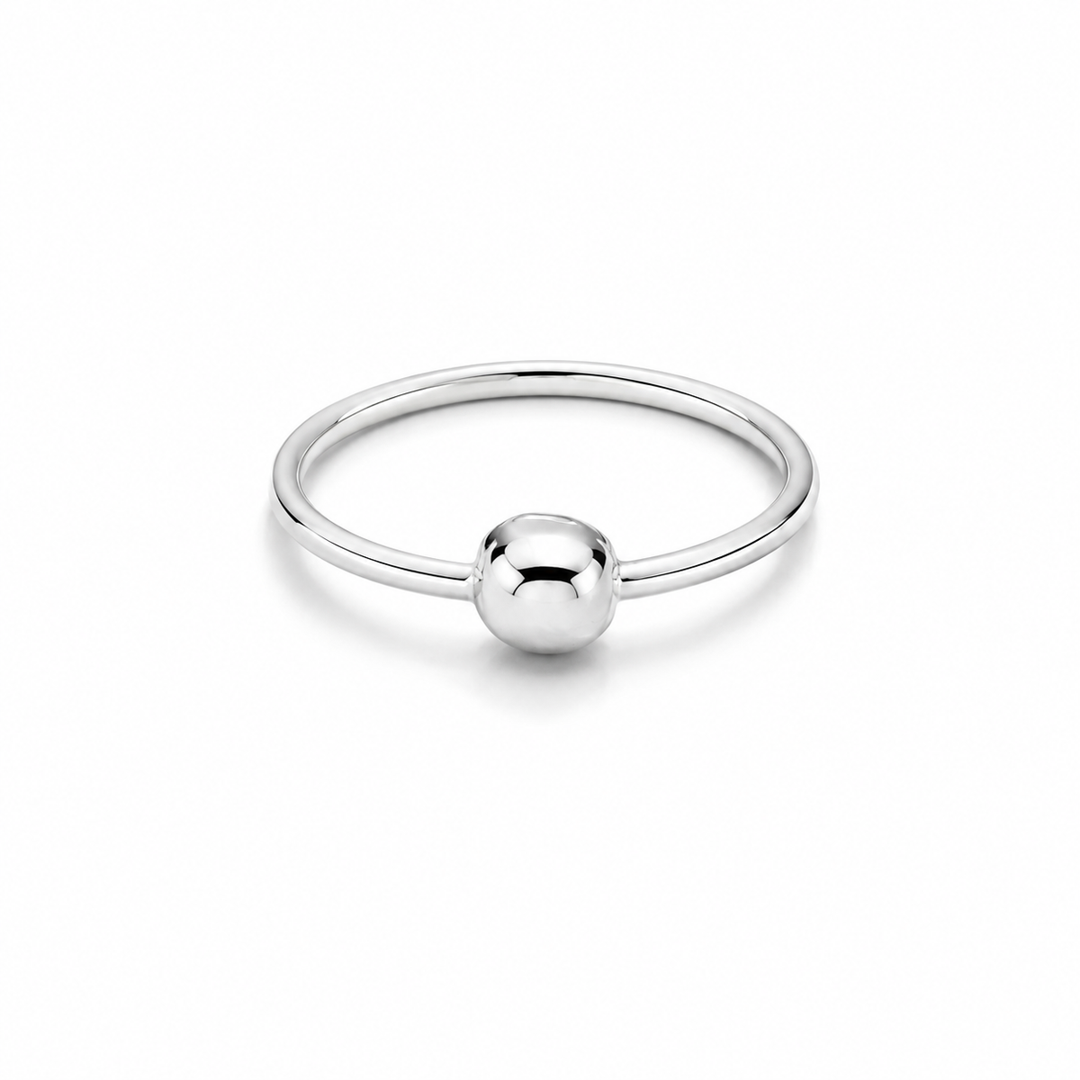 SILVER DOT NOSE RING
