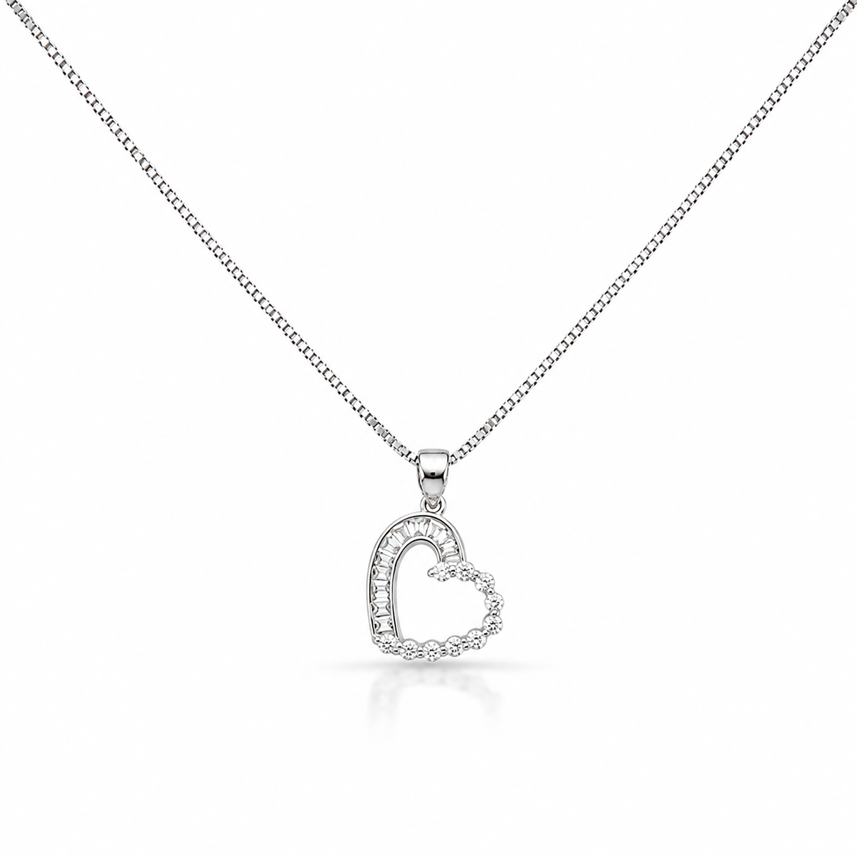 Celestial Heart Drop Necklace