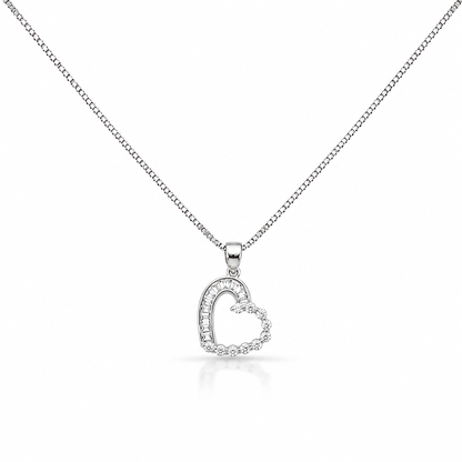 Celestial Heart Drop Necklace