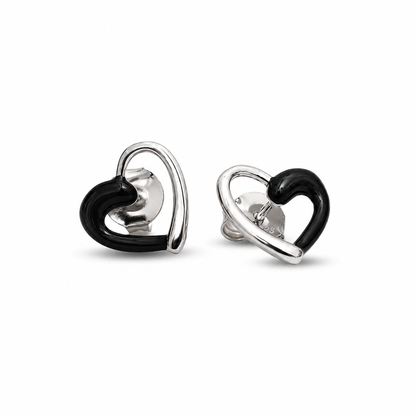 Silvoura Heart Studs💎