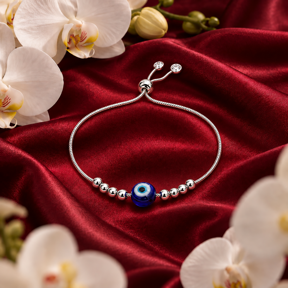 Evil eye Luxe Bead Bracelet