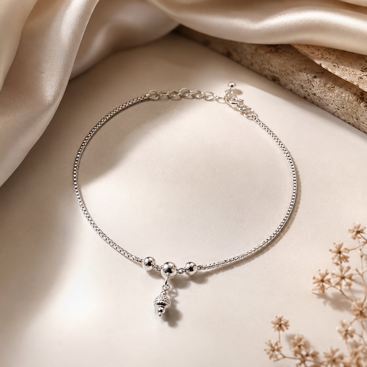 Celestial Bell Charm Anklet