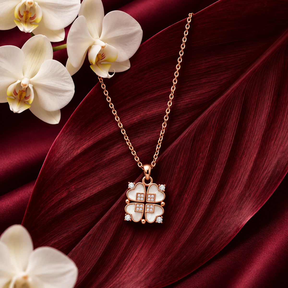 Rose Heart Harmony Necklace