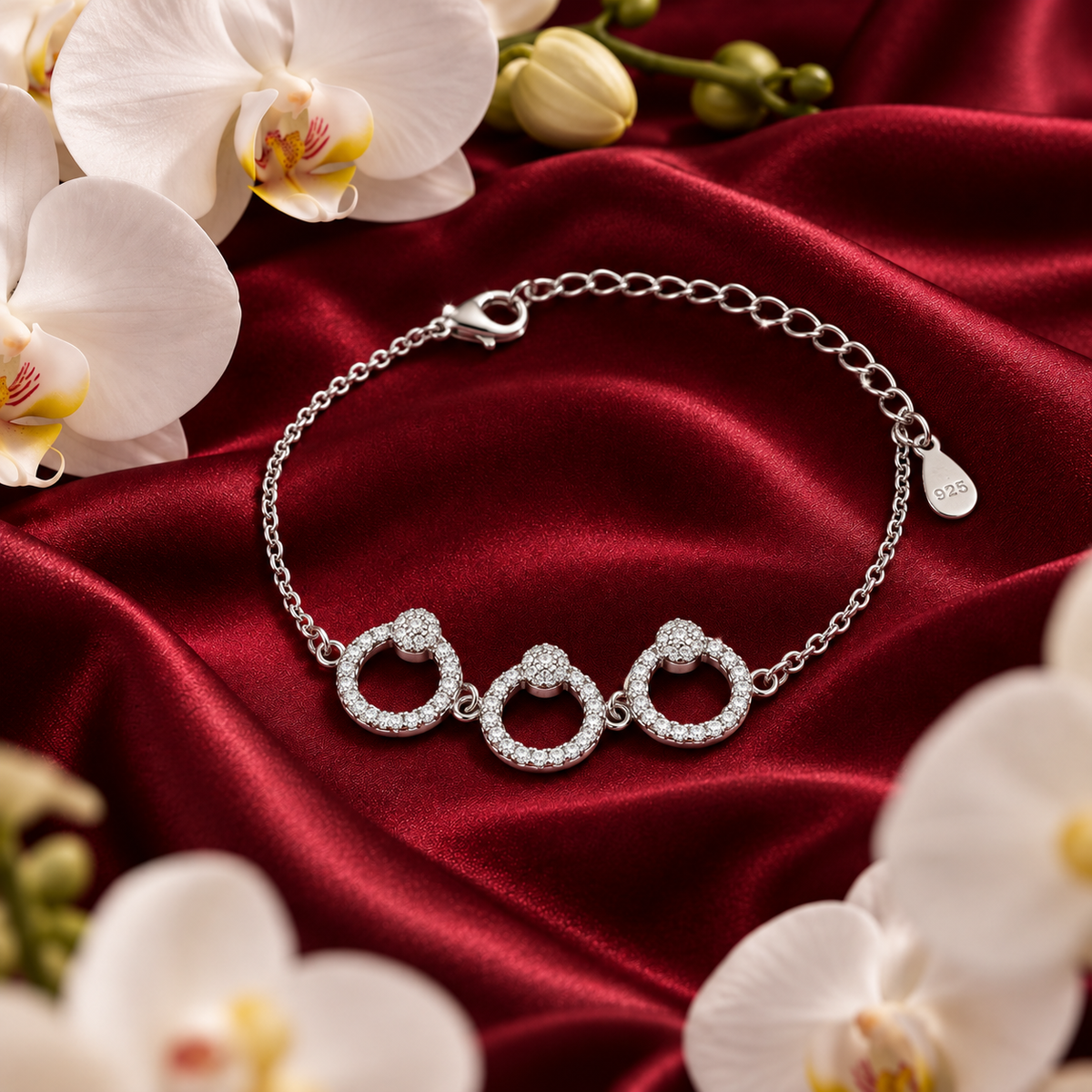 Silvoura Bloom Jewellery combo Set