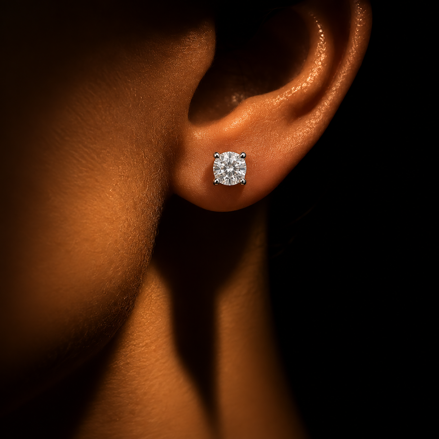Celestia Solitaire Studs