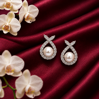 Silvoura Pearl Embrace Pendant