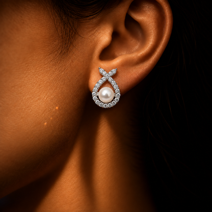 Silvoura Pearl Embrace Pendant