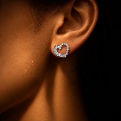 Celestial Heart Drop Necklace