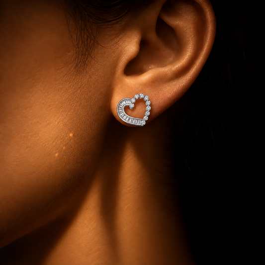 Celestial Heart Drop Necklace
