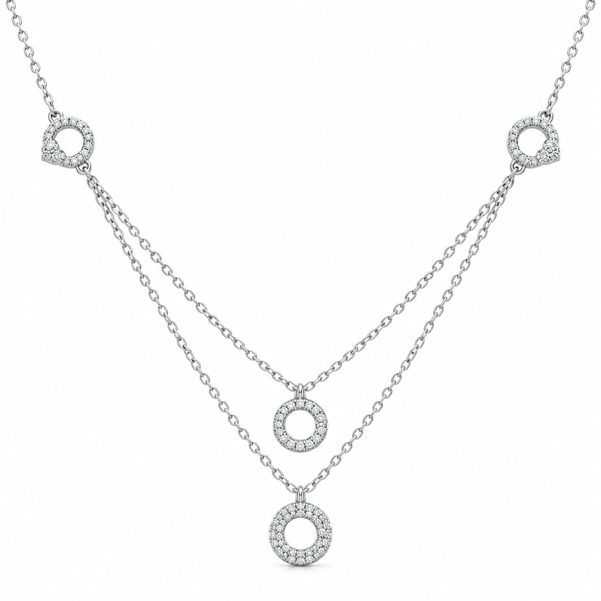 Silvoura Bloom Jewellery combo Set